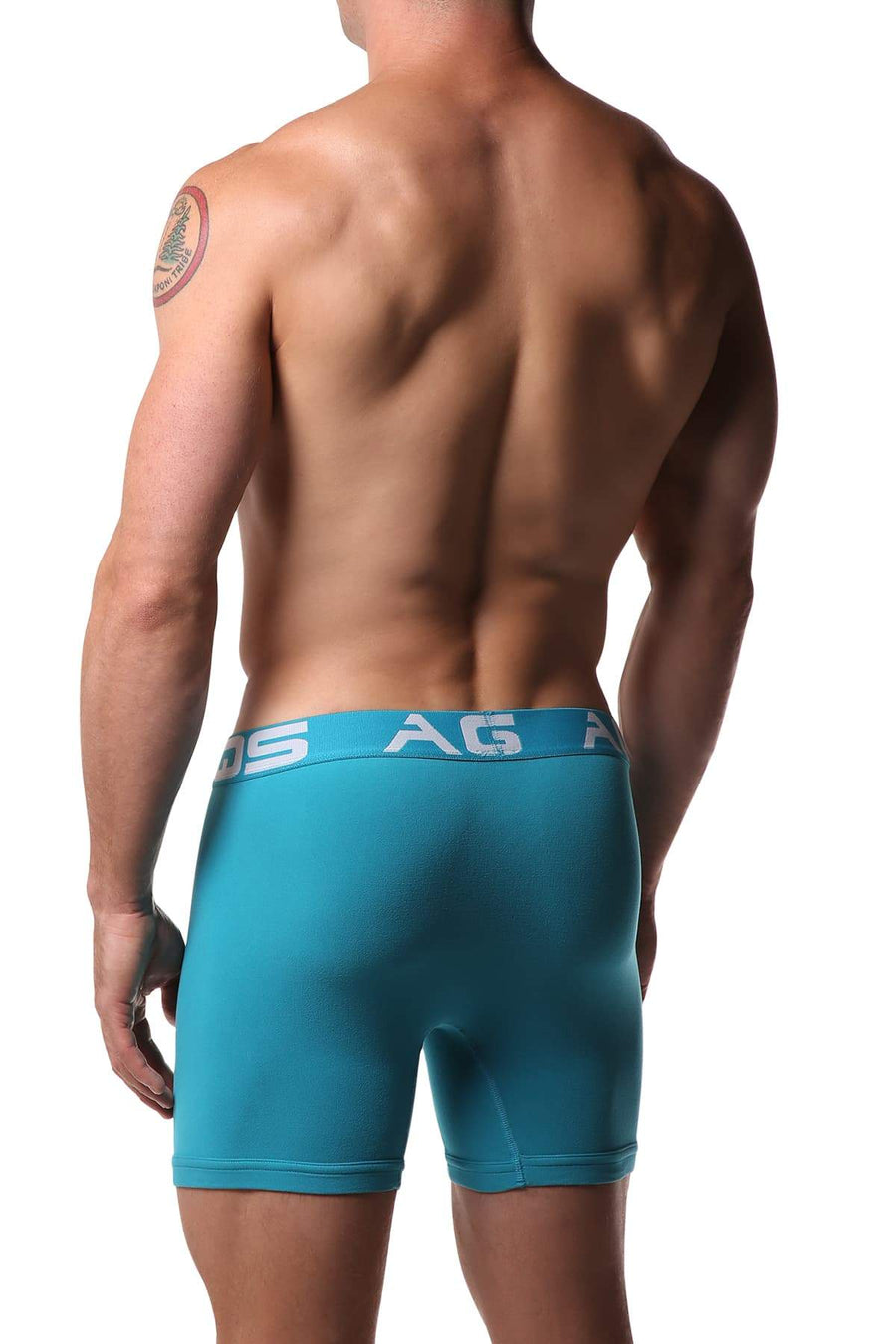 AQS Navy/Teal/Pink Boxer Brief 3-Pack
