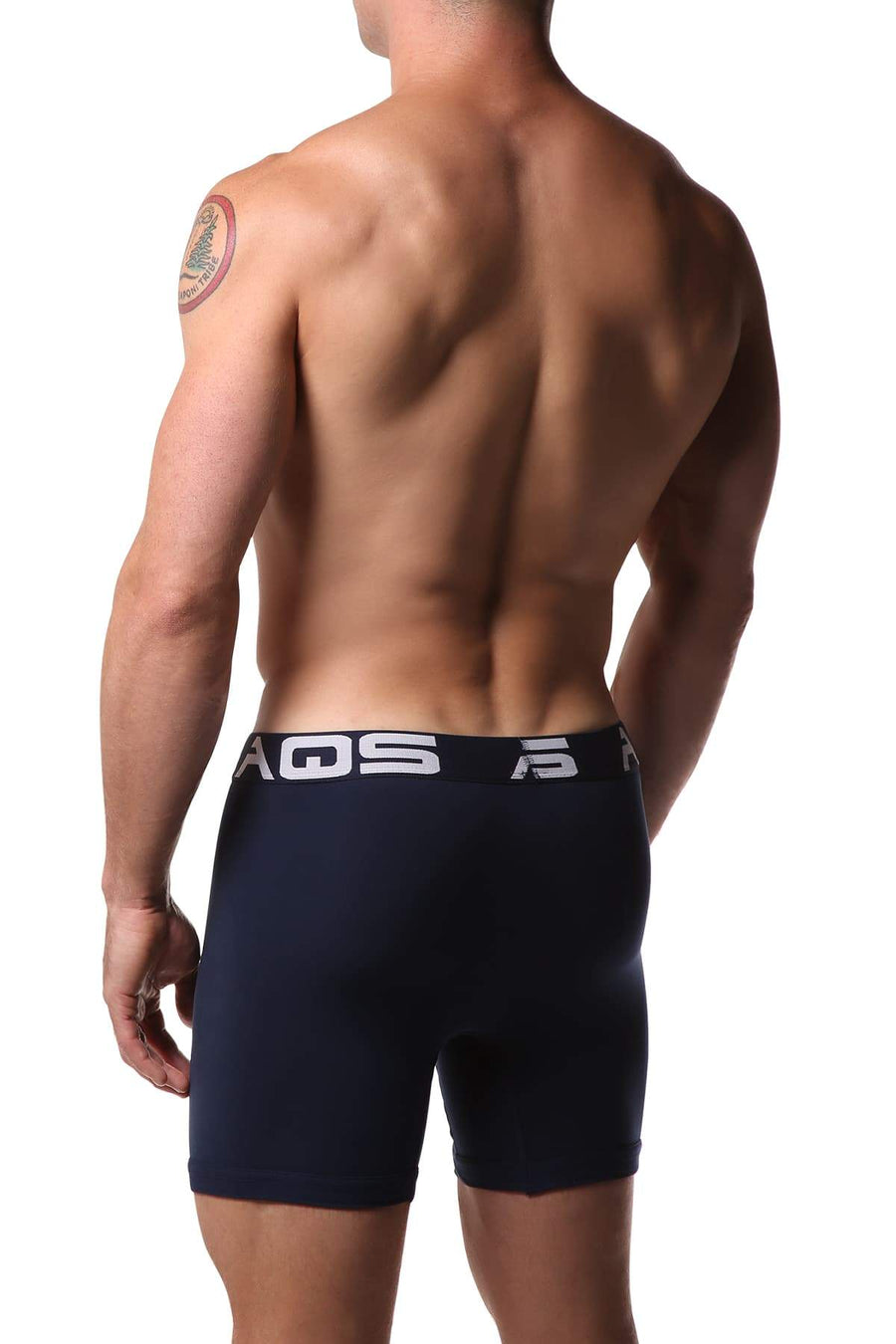 AQS Navy/Teal/Pink Boxer Brief 3-Pack