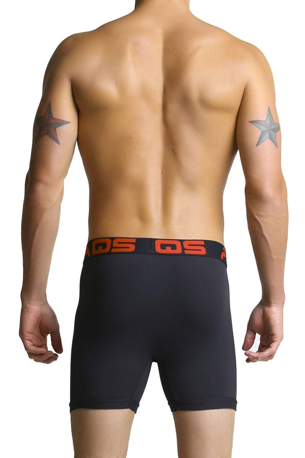 AQS Red/Black/White Boxer Brief 3-Pack