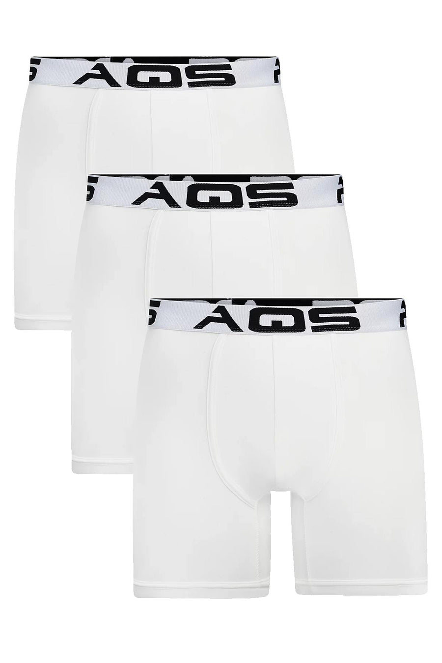 AQS White Boxer Brief 3-Pack
