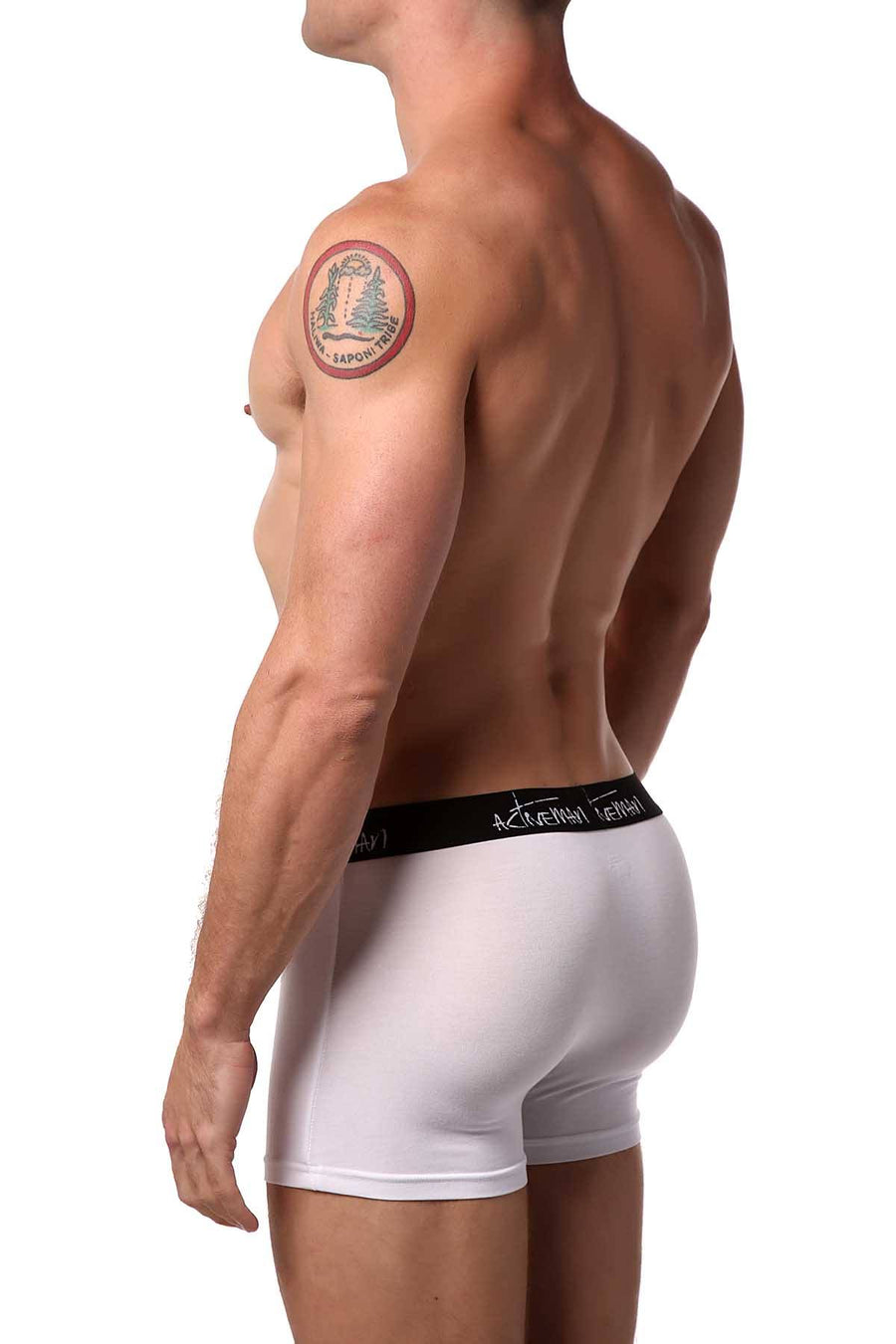 Activeman Sheer White Modal Boxer Brief