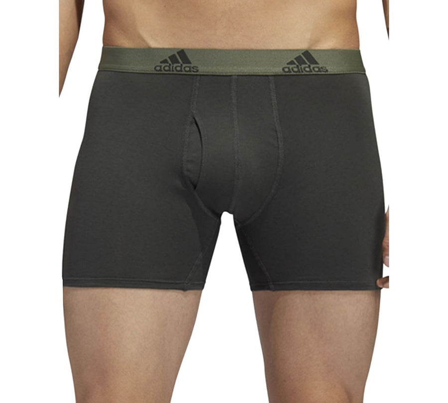 Adidas 3-pk. Stretch Performance Boxer Briefs Green