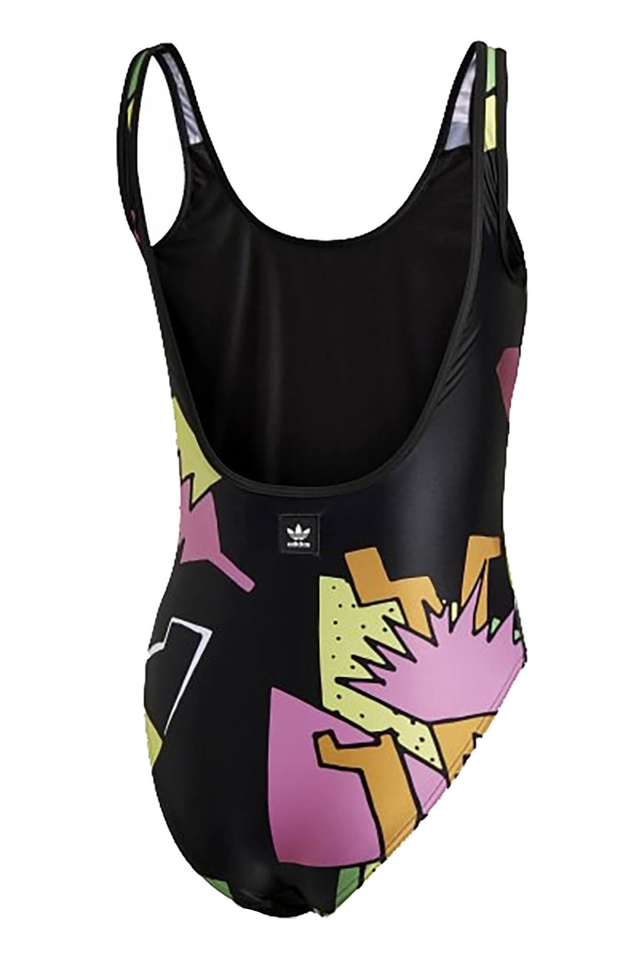 Adidas Black/Pink Collective Memories Printed Bodysuit