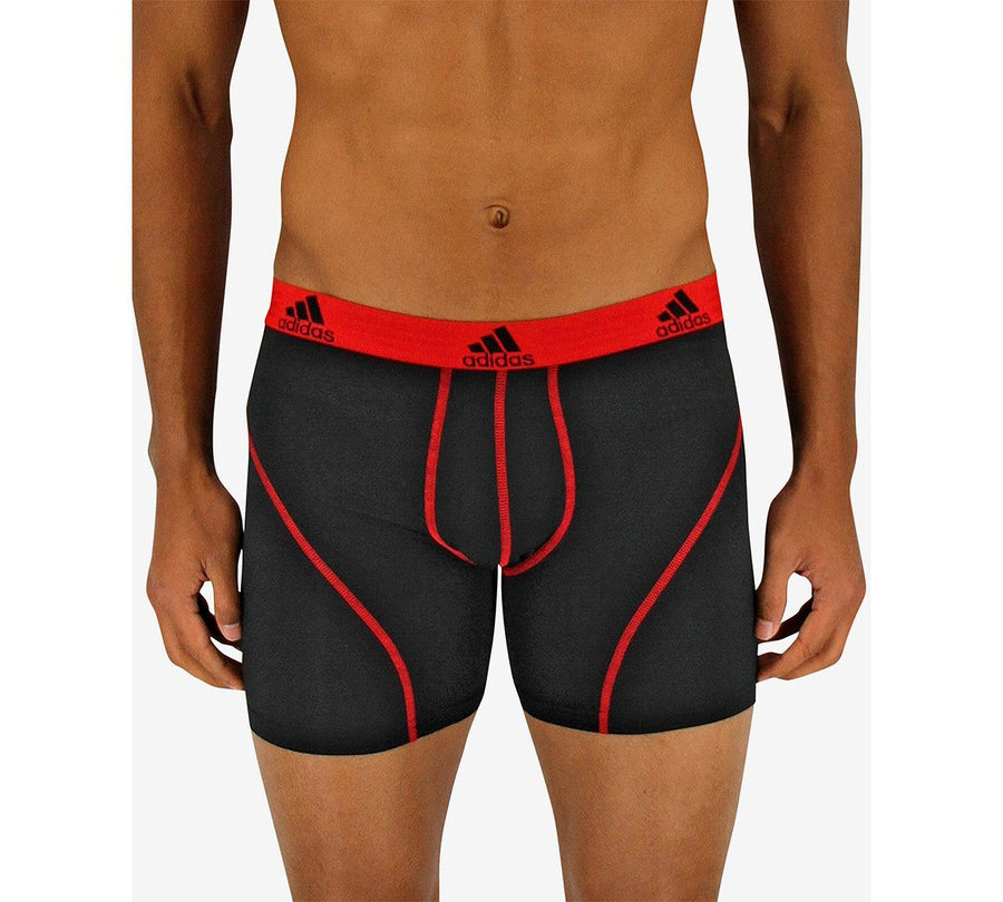 Adidas Climalite 2 Pack Boxer Brief Red / Black