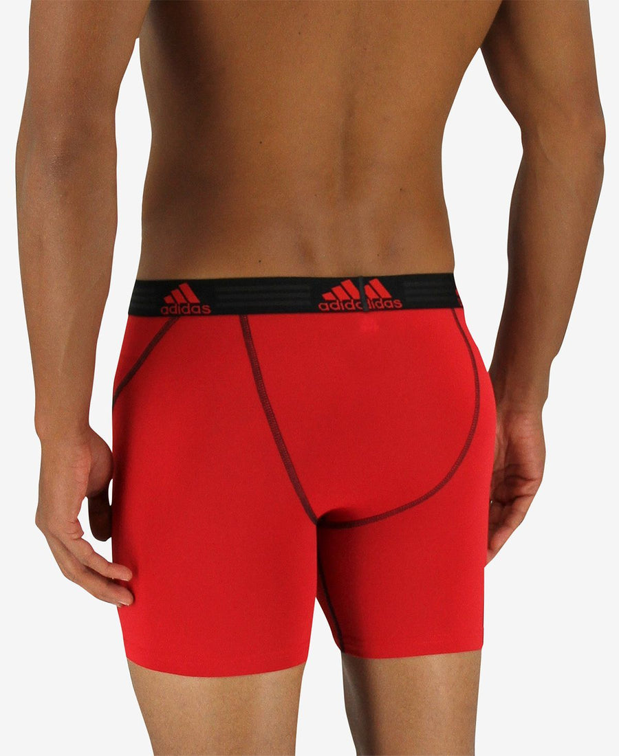 Adidas Climalite 2 Pack Boxer Brief Red / Black