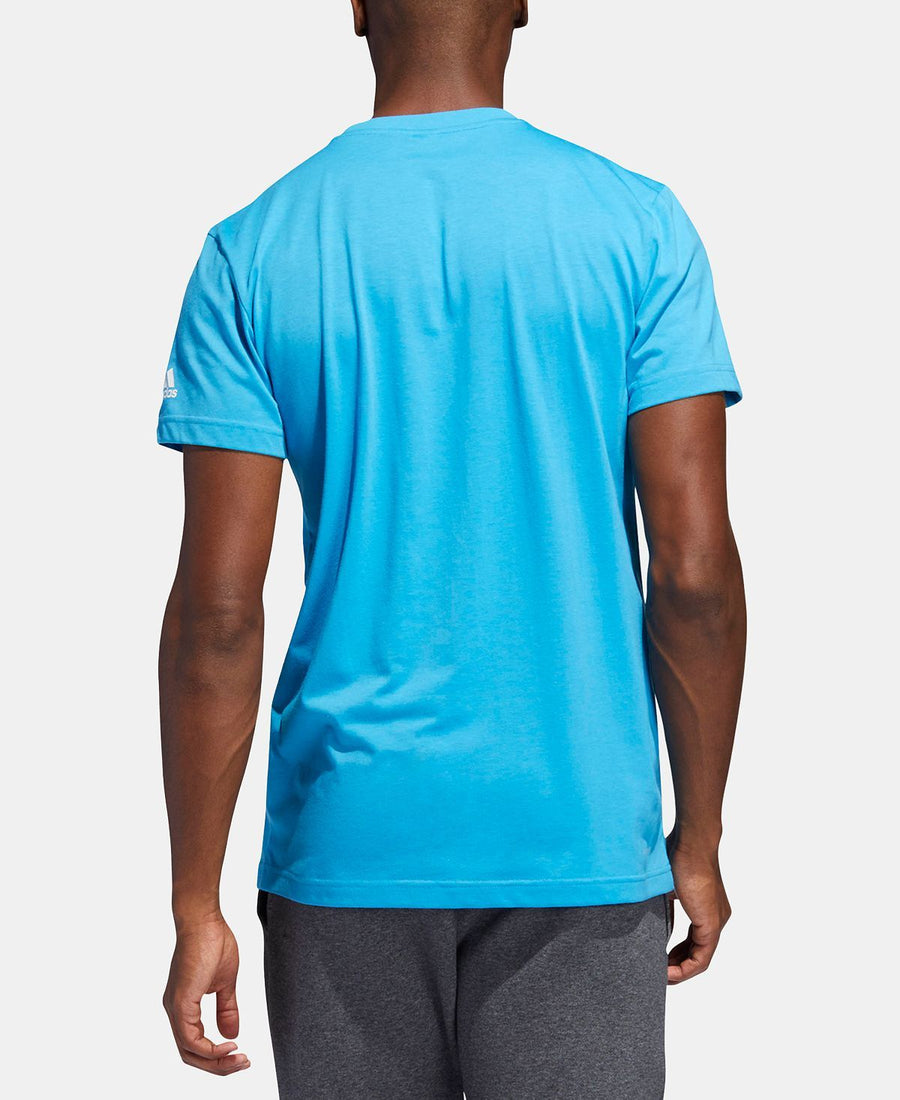 Adidas Climalitegraphic T-shirt Cyan