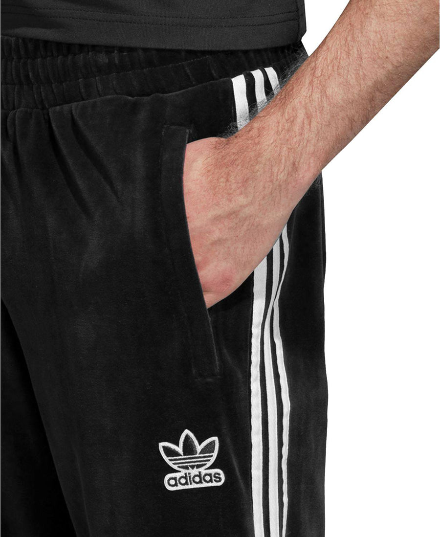 Adidas Originals Adicolor Velour Track Pants Black/wht