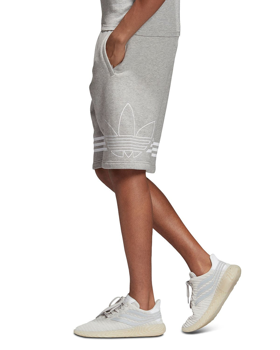 Adidas Originals Outline Logo Shorts Gray