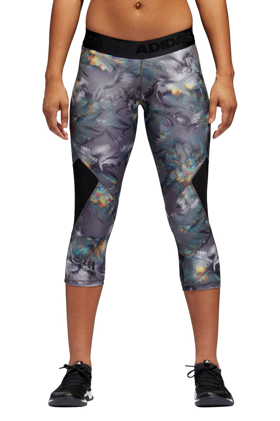 Adidas Spring-Tiger AlphaSkin Sport Mid-Rise Capri Legging