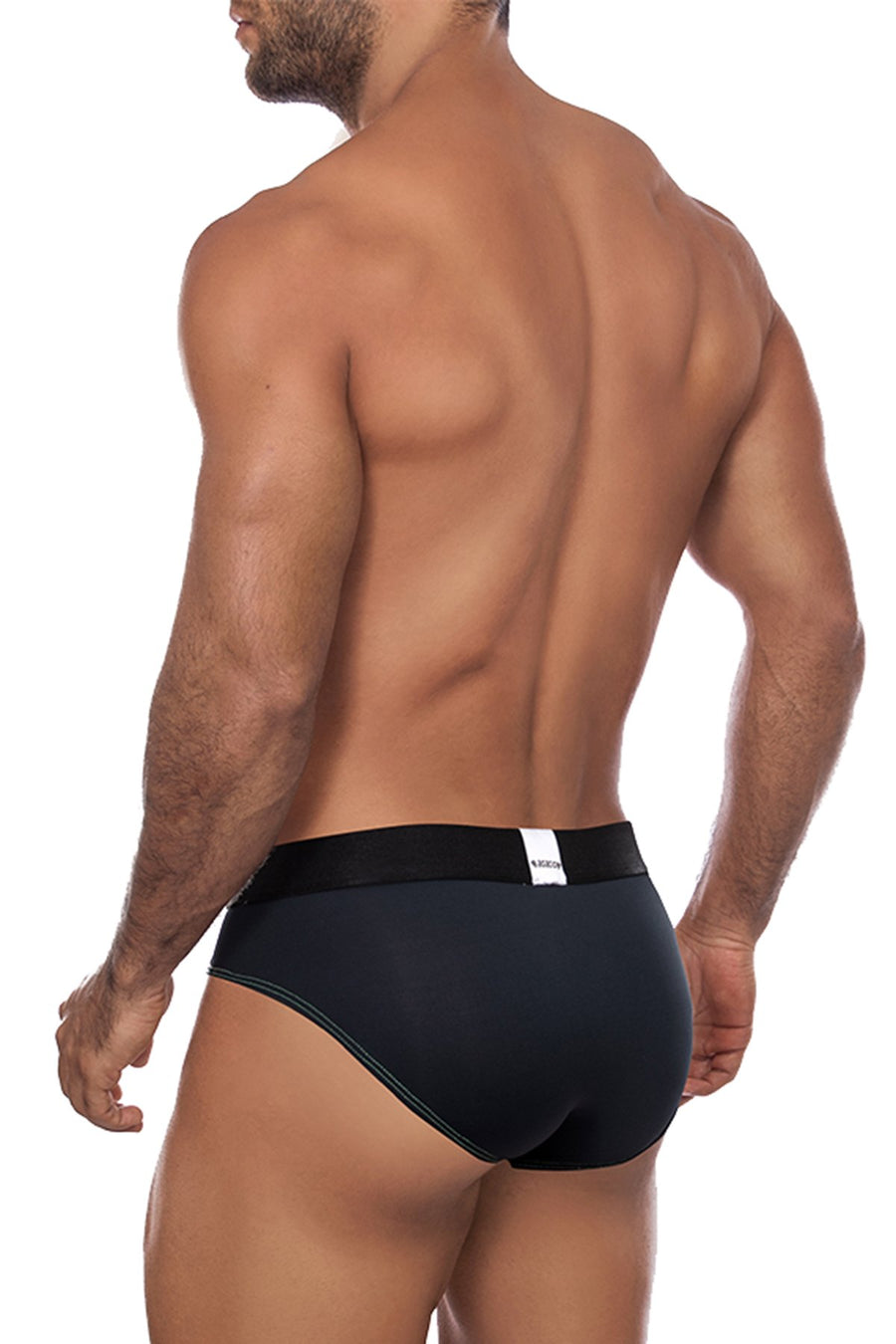 Agacio Spirituality Brief in Black/Green