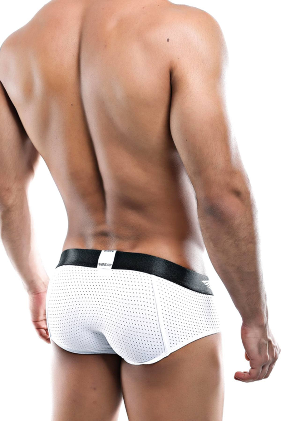 Agacio Sport Mesh Brief in White