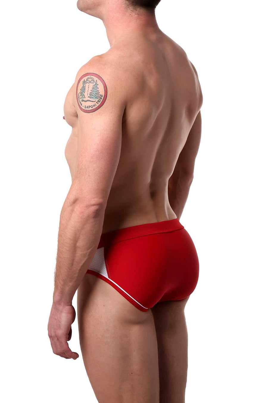 Alexander Cobb Candy-Red Swim Brief