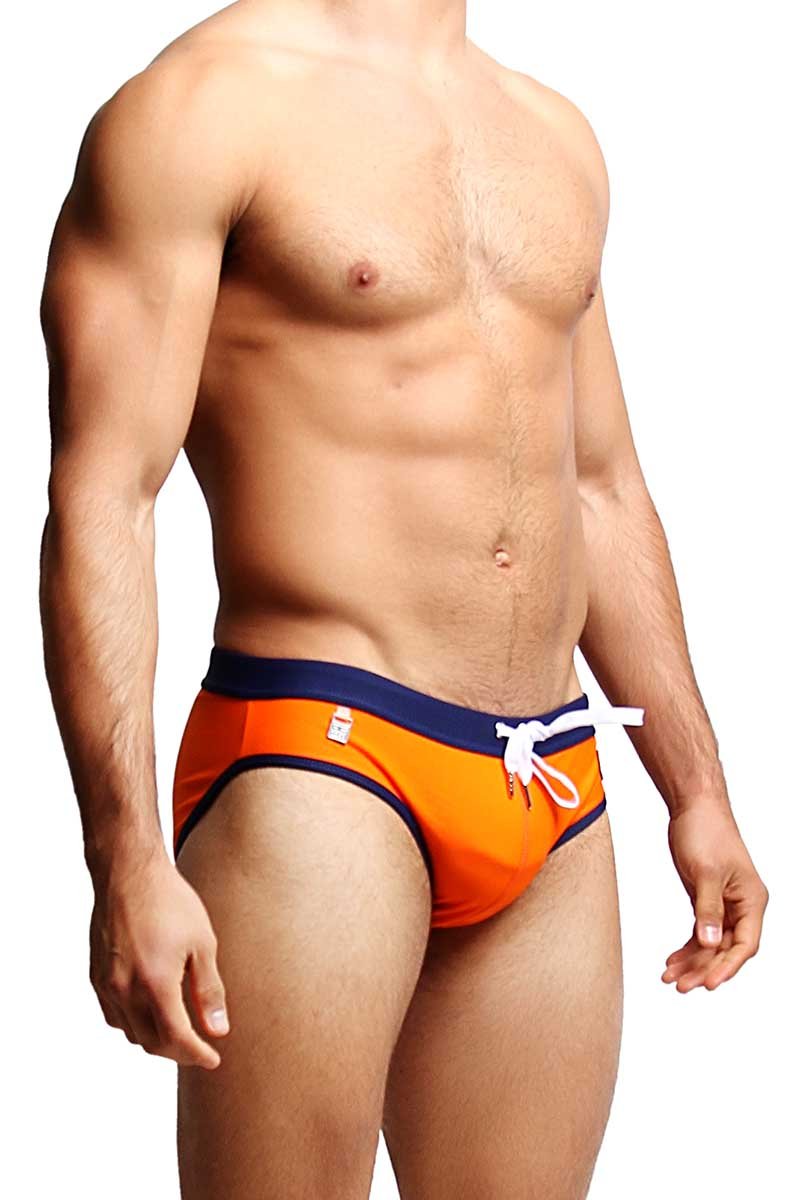 Alexander Cobb Gobi Orange Swim Brief