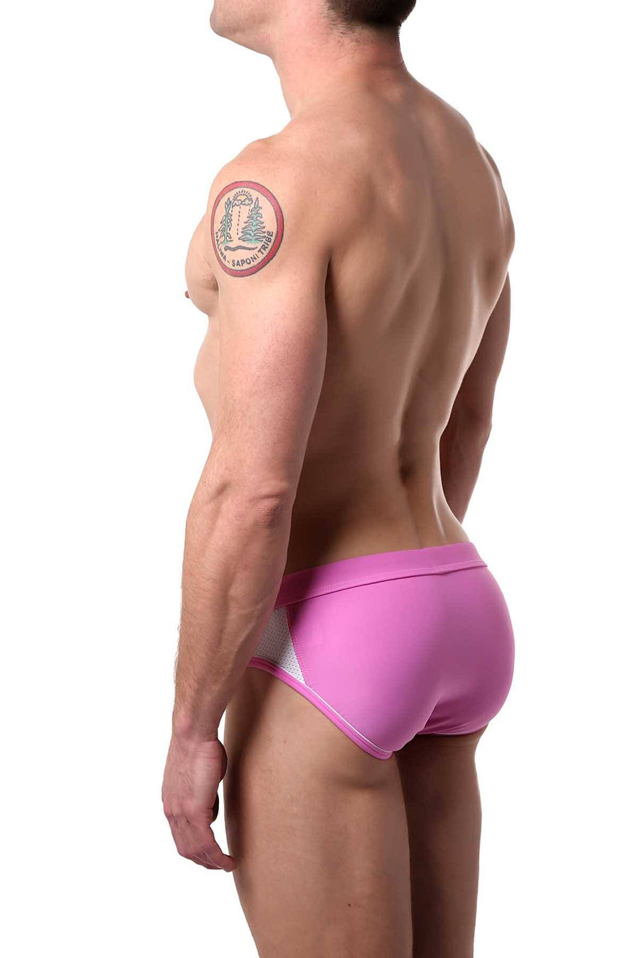 Alexander Cobb Lilac-Sky Swim Brief