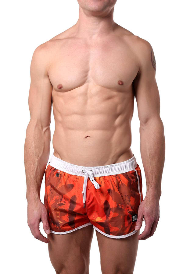 Alexander Cobb Orange Dragonfly Swim Short