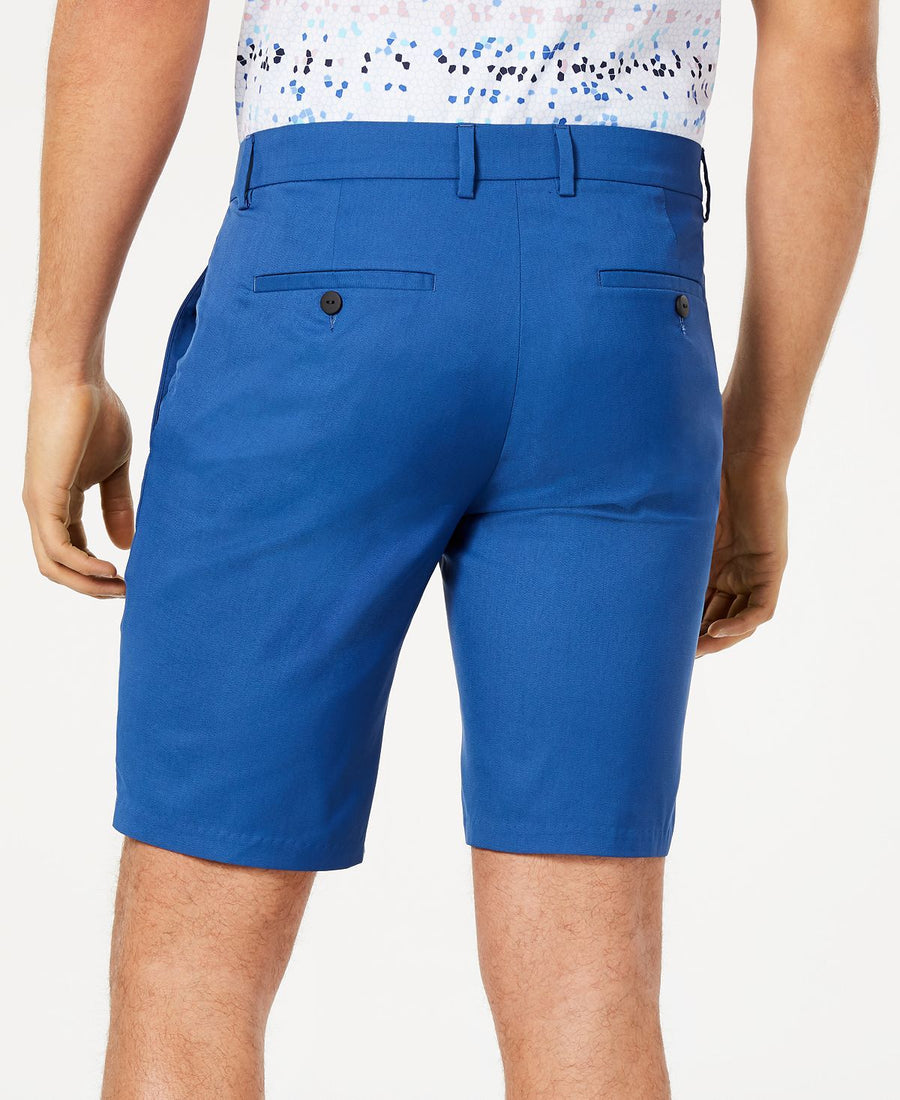 Alfani Alfatech Stretch Waistband 9" Shorts Admiral Blue