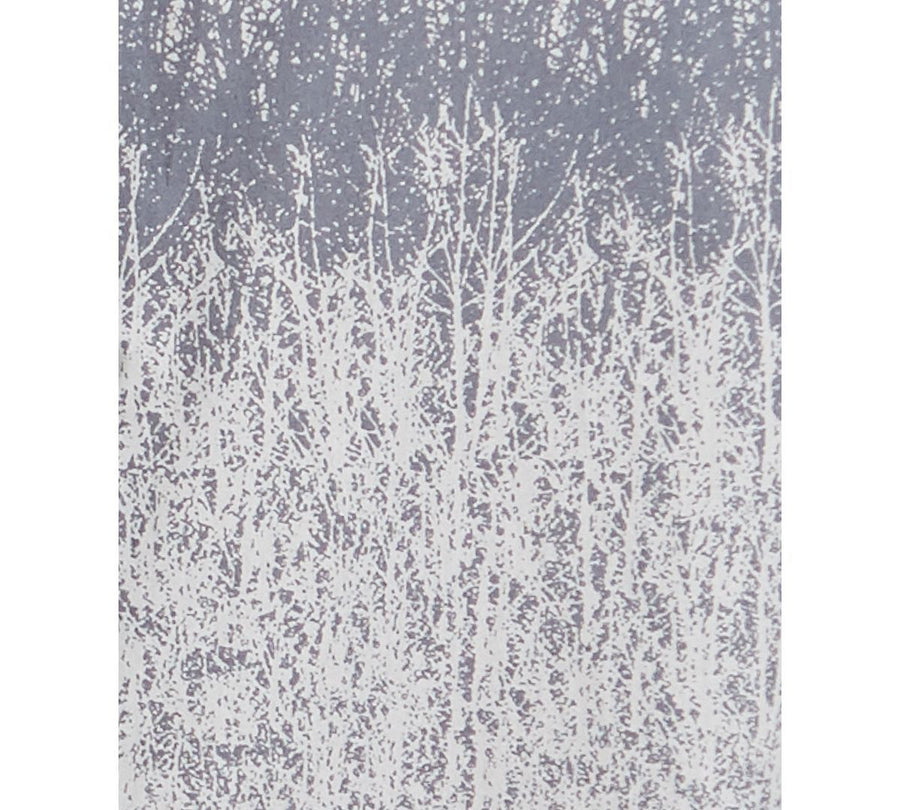 Alfani Foggy Mountain Print Shirt Mercury Grey