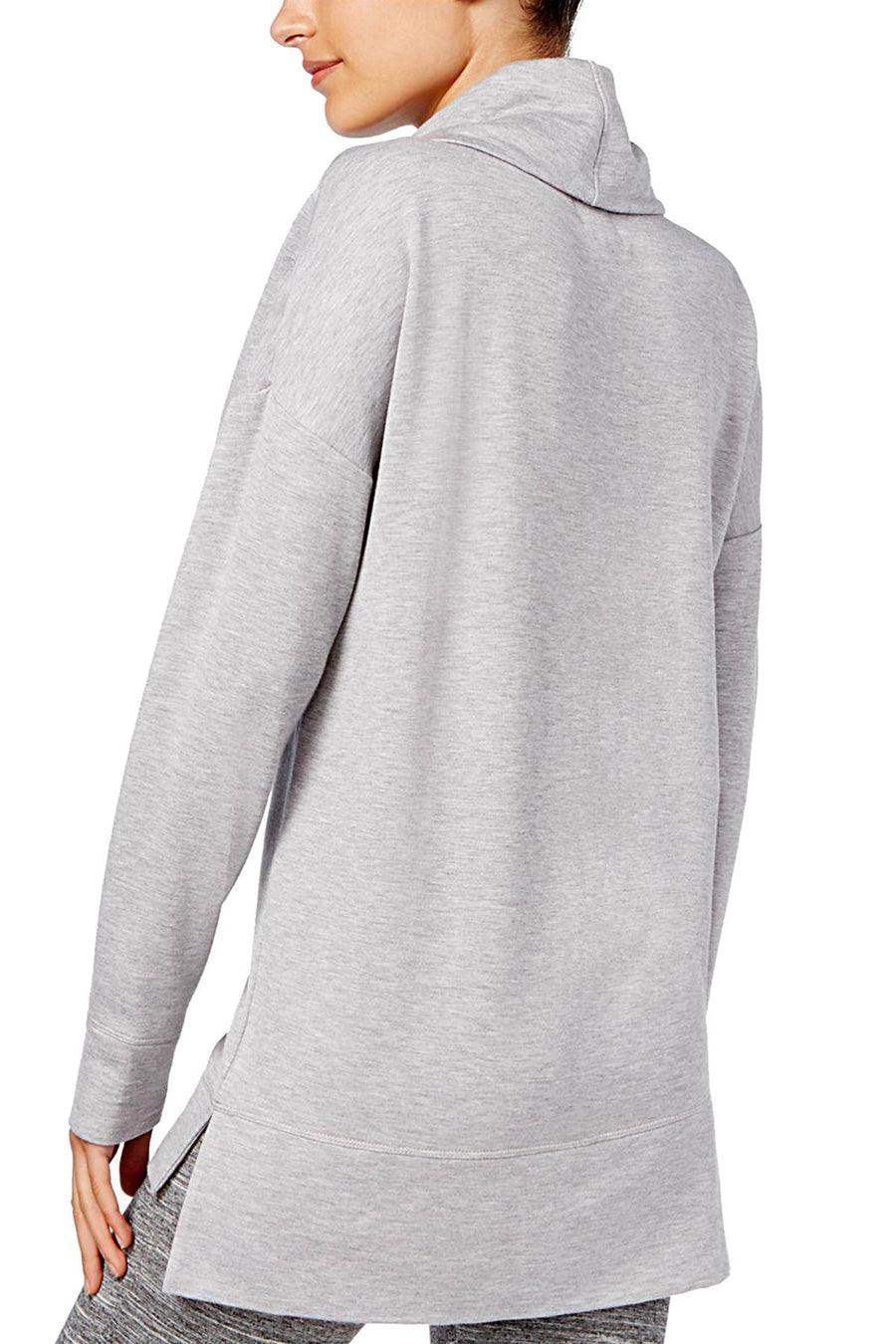 Alfani Intimates Heather-Grey Cowl-Neck Tunic