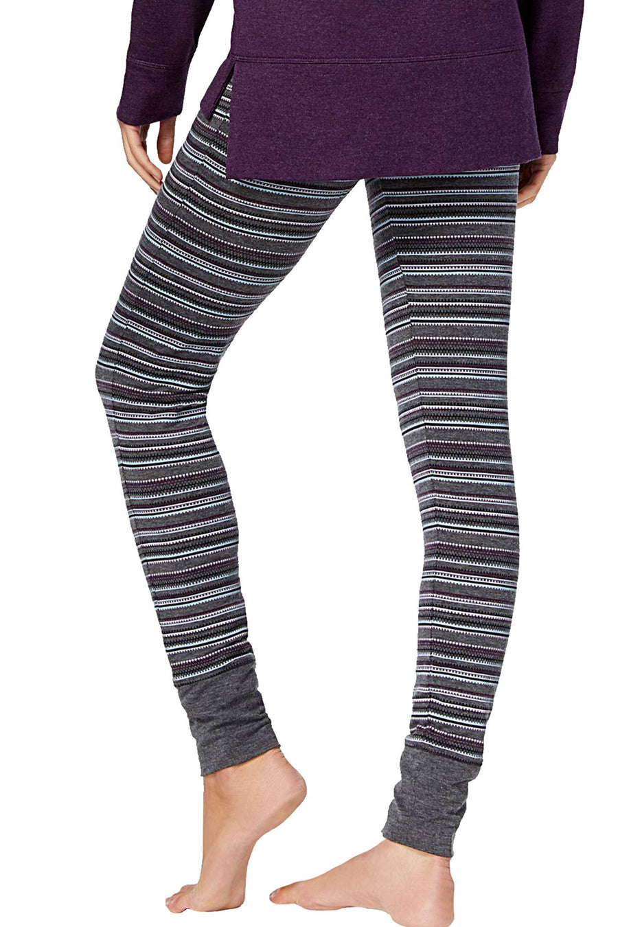 Alfani Intimates Multi-Stripe Printed Jogger Pant