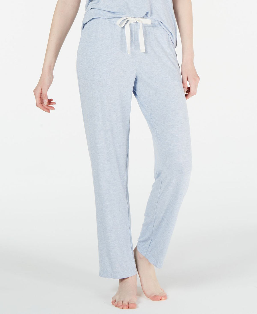 Alfani Knit Super Soft Pajama Pants Blue Cloud Heather
