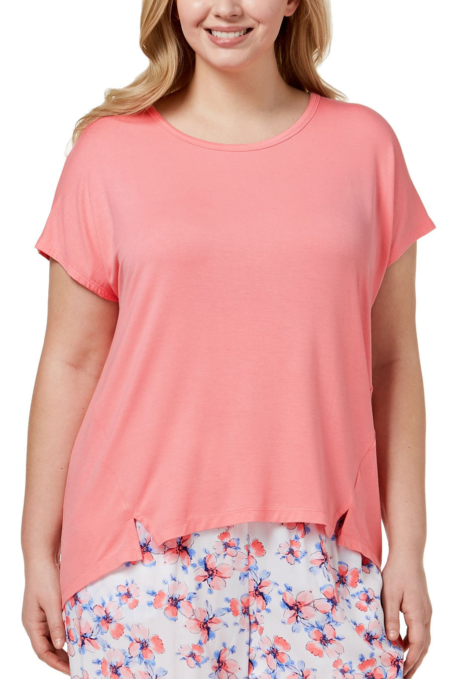 Alfani PLUS Solid Lounge Top in Antique Peach