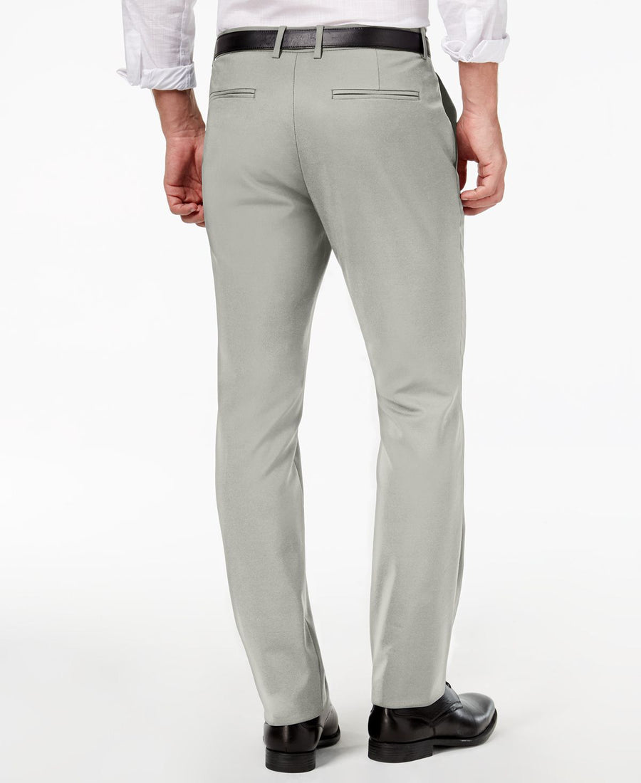 Alfani Slim-fit Stretch Pants Gridiron