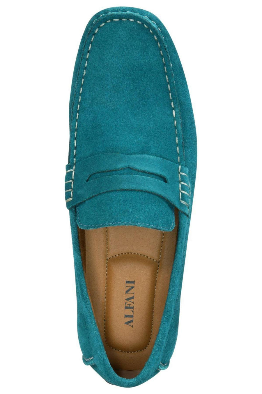 Alfani Teal Sal Suede Penny Driver