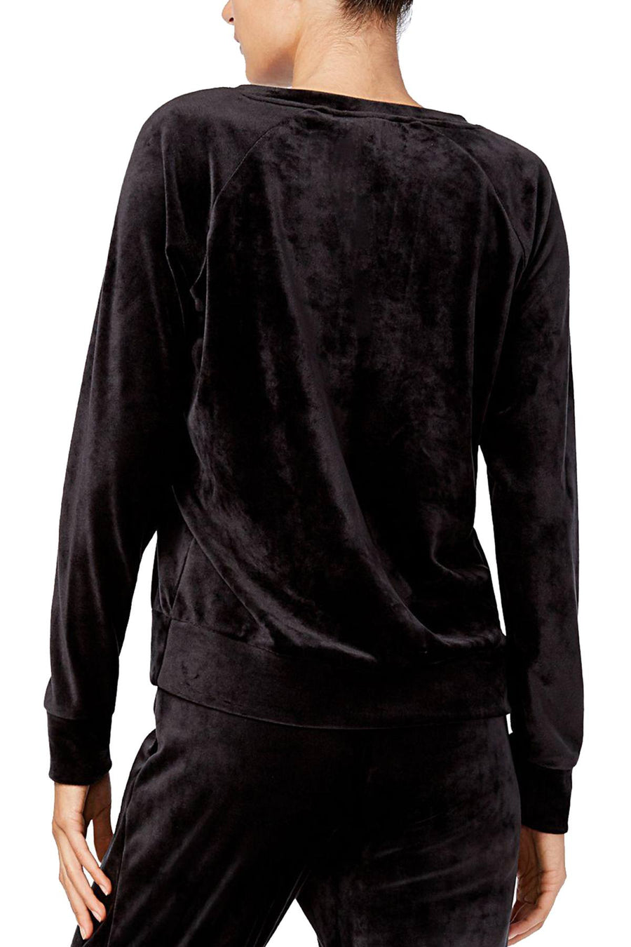 Alfani Velvet Lounge Top in Black