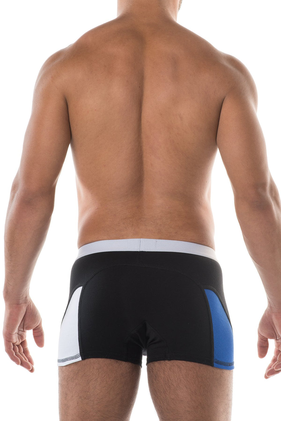 American Jock Black Colorblock Sport Trunk