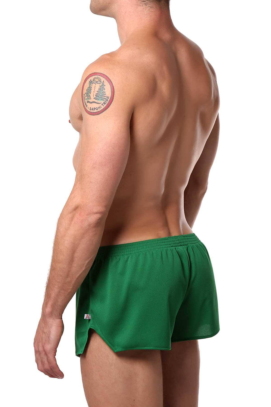 American Jock Green Running Short