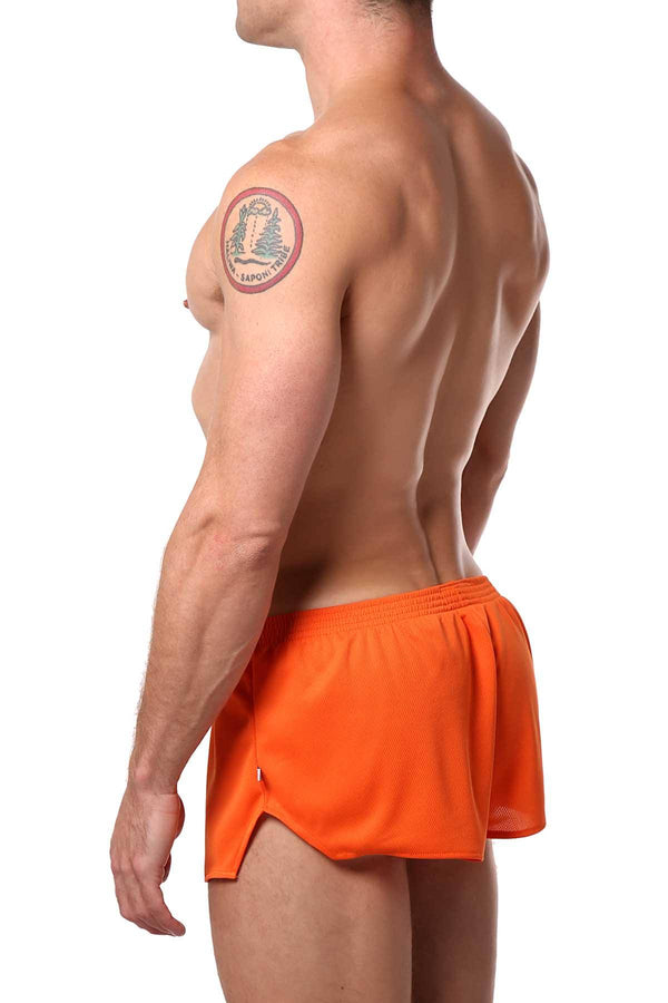 American Jock Orange Running Short