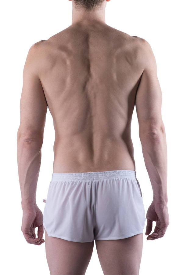 American Jock White Elite Sport Jogging Short