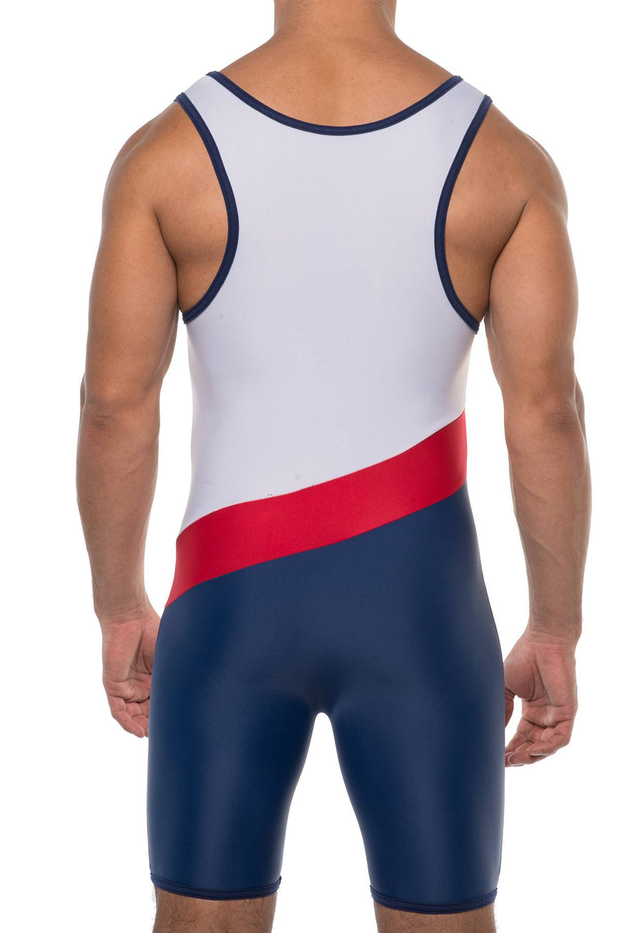 American Jock White USA Wrestling Singlet