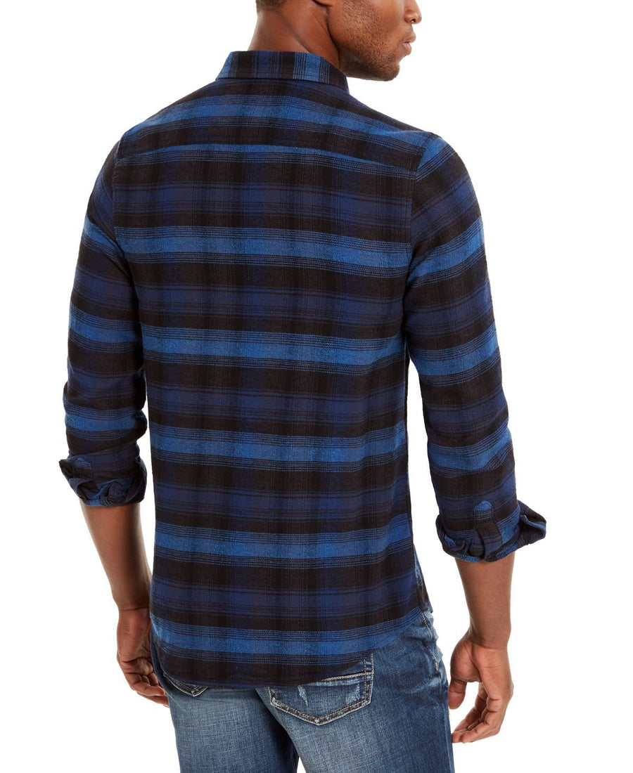 American Rag Jason Plaid 2.0 Shirt Blue Field