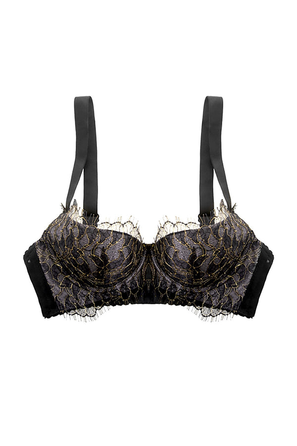 Ampere Black Gramercy Demi Bra