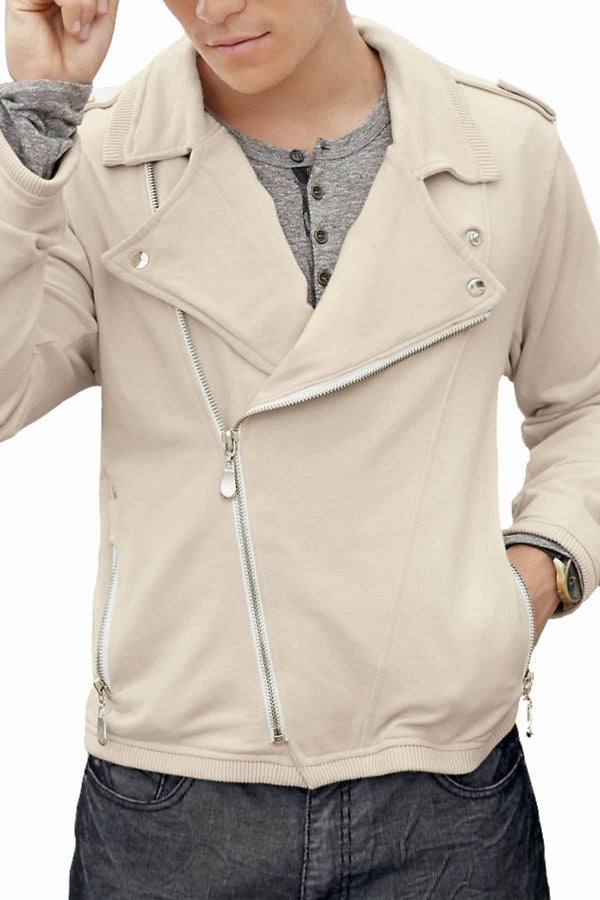Andres Velasco Cream Larry Knit Jacket