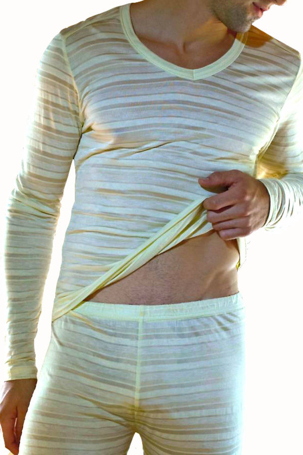 Andres Velasco Custard Bravado Pajama Top