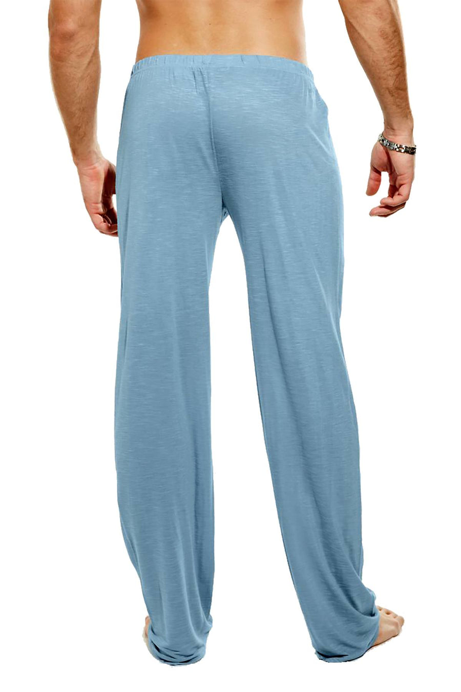 Andres Velasco Light Blue Slub Pant