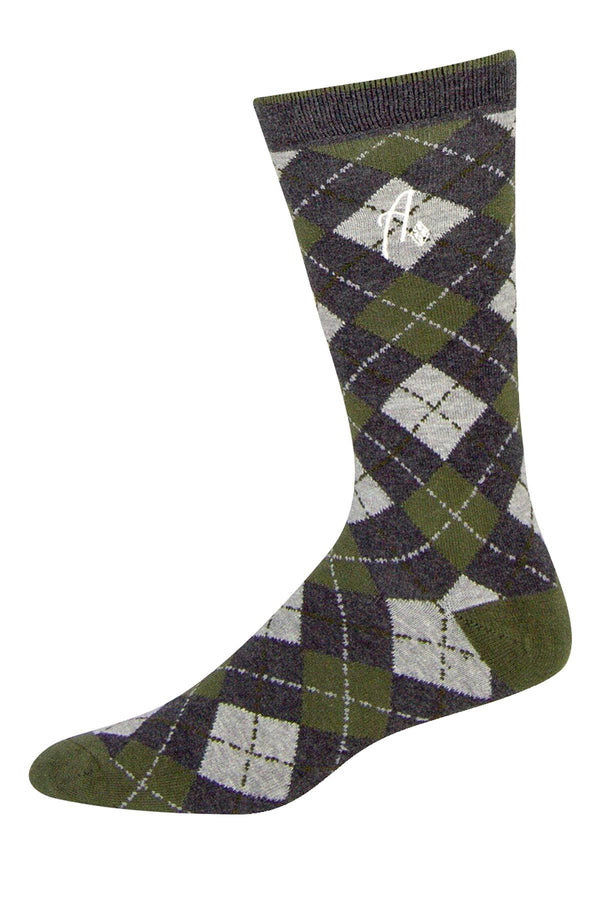 Argoz Olive/Grey Dirty Martini Crew Sock
