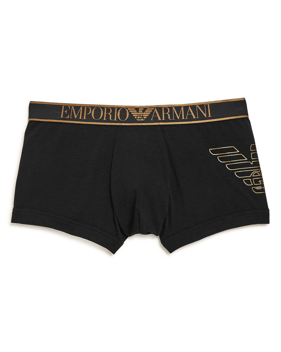 Armani Logo Trunks Black/Gold