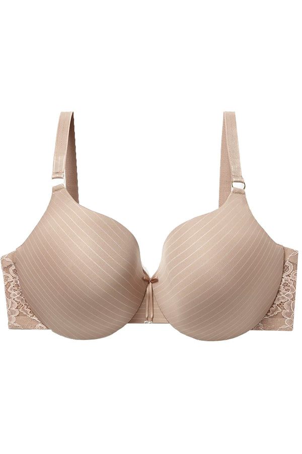 Ashley Graham PLUS Cappuccino Icon T-Shirt Bra