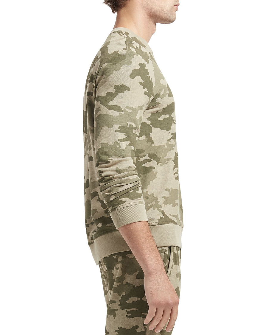 Atm Anthony Thomas Melillo Pique Camo Sweatshirt Army Combo