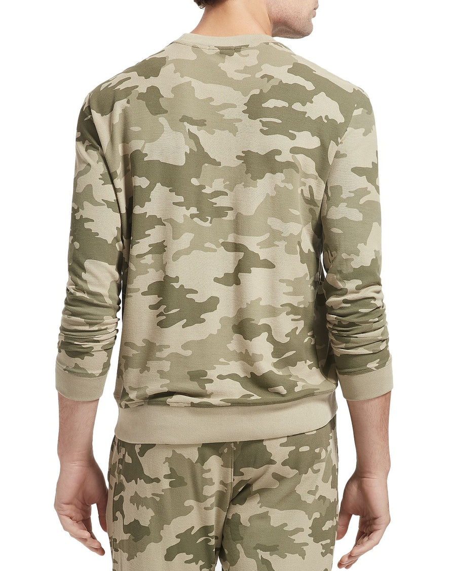 Atm Anthony Thomas Melillo Pique Camo Sweatshirt Army Combo