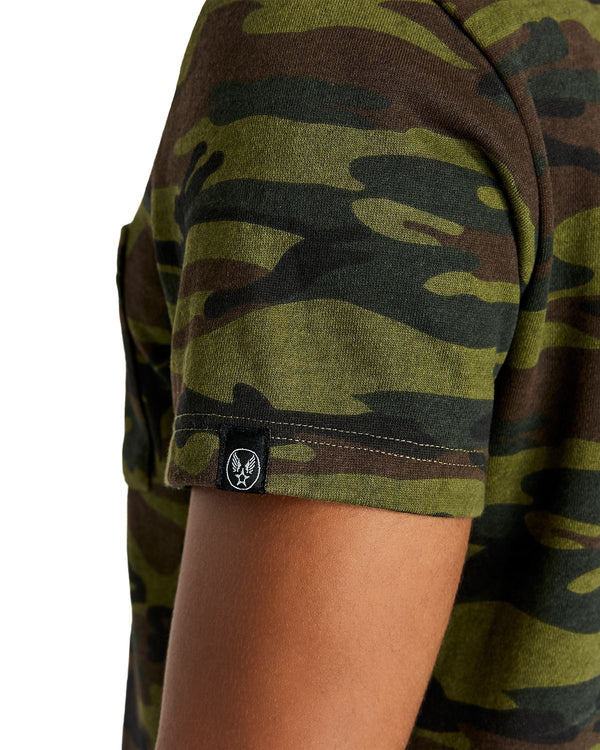 Avirex Camo Crewneck Tee Camo