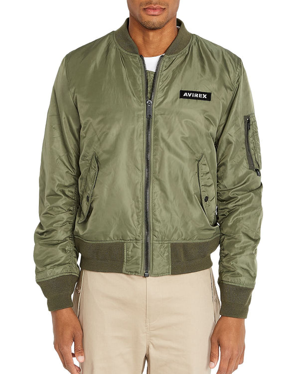 Avirex Ma-1 Logo Bomber Jacket Military Olive