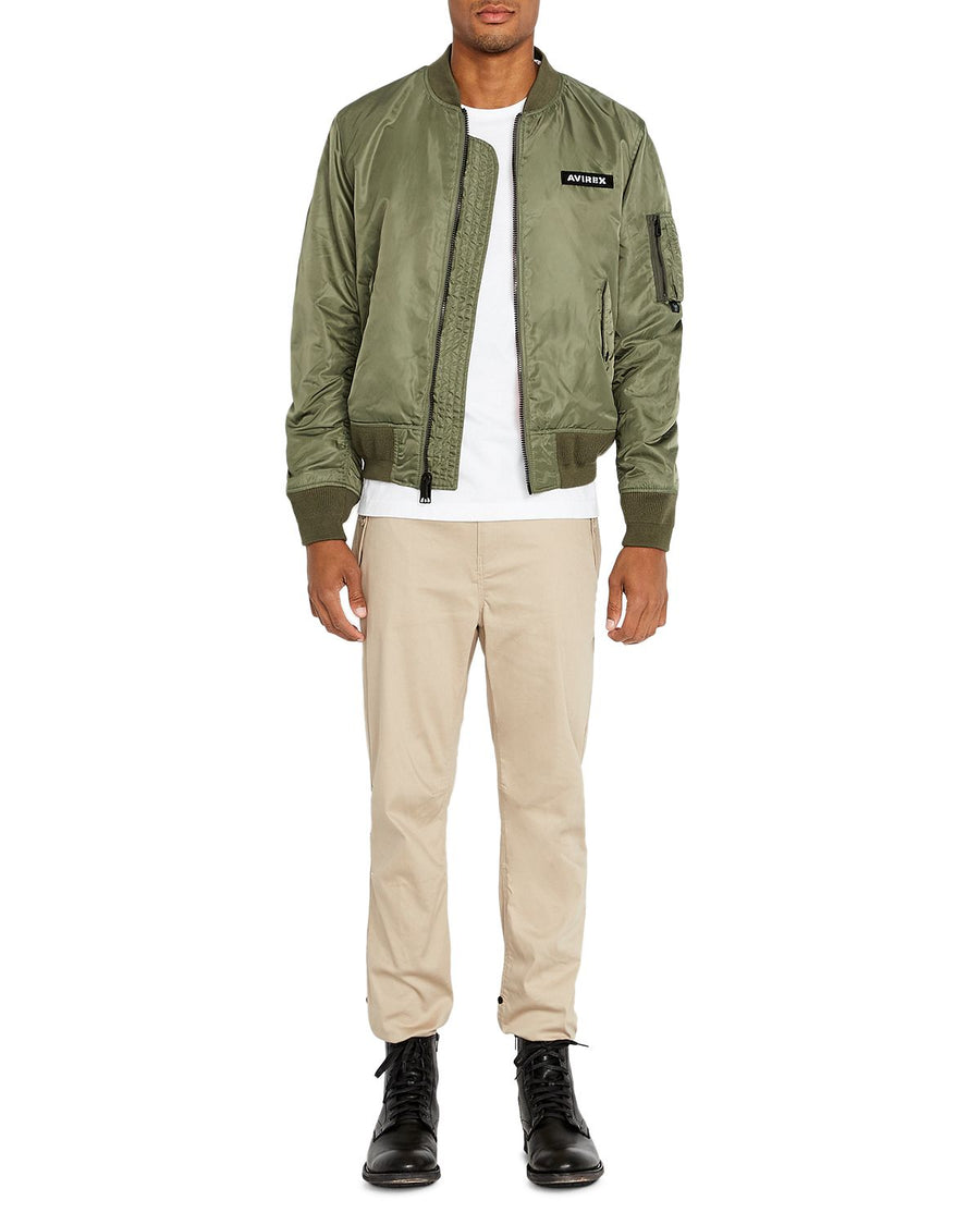 Avirex Ma-1 Logo Bomber Jacket Military Olive