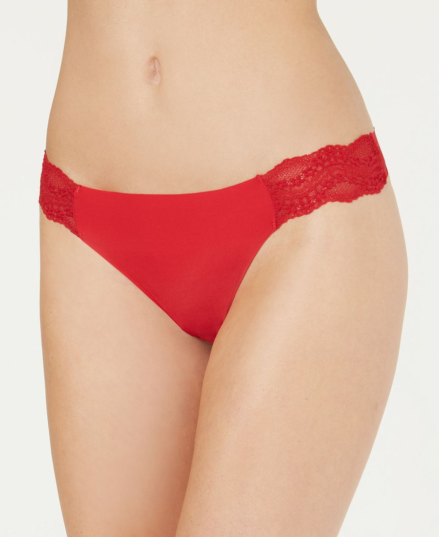 B.tempt'd By Wacoal B. Bare Thong Underwear 976267 Crimson