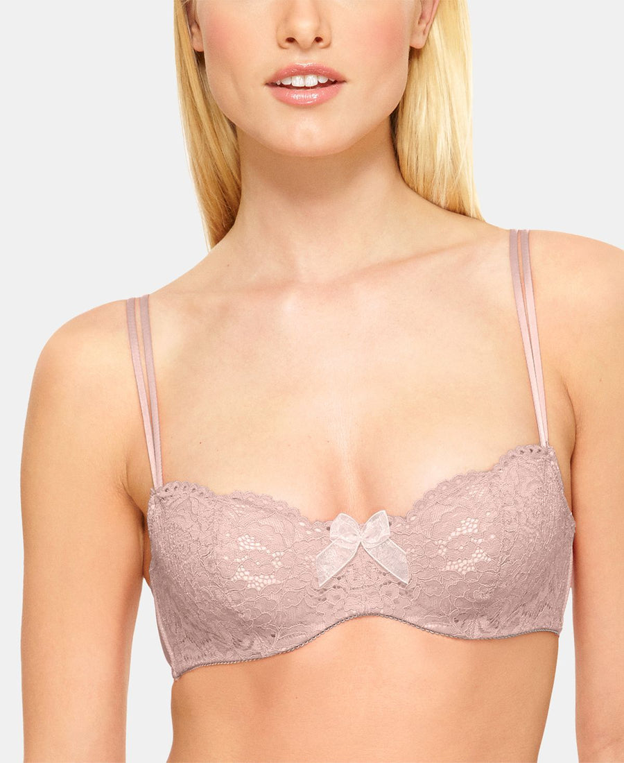 B.tempt'd By Wacoal Ciao Bella Balconette Bra 953144 Rose Smoke