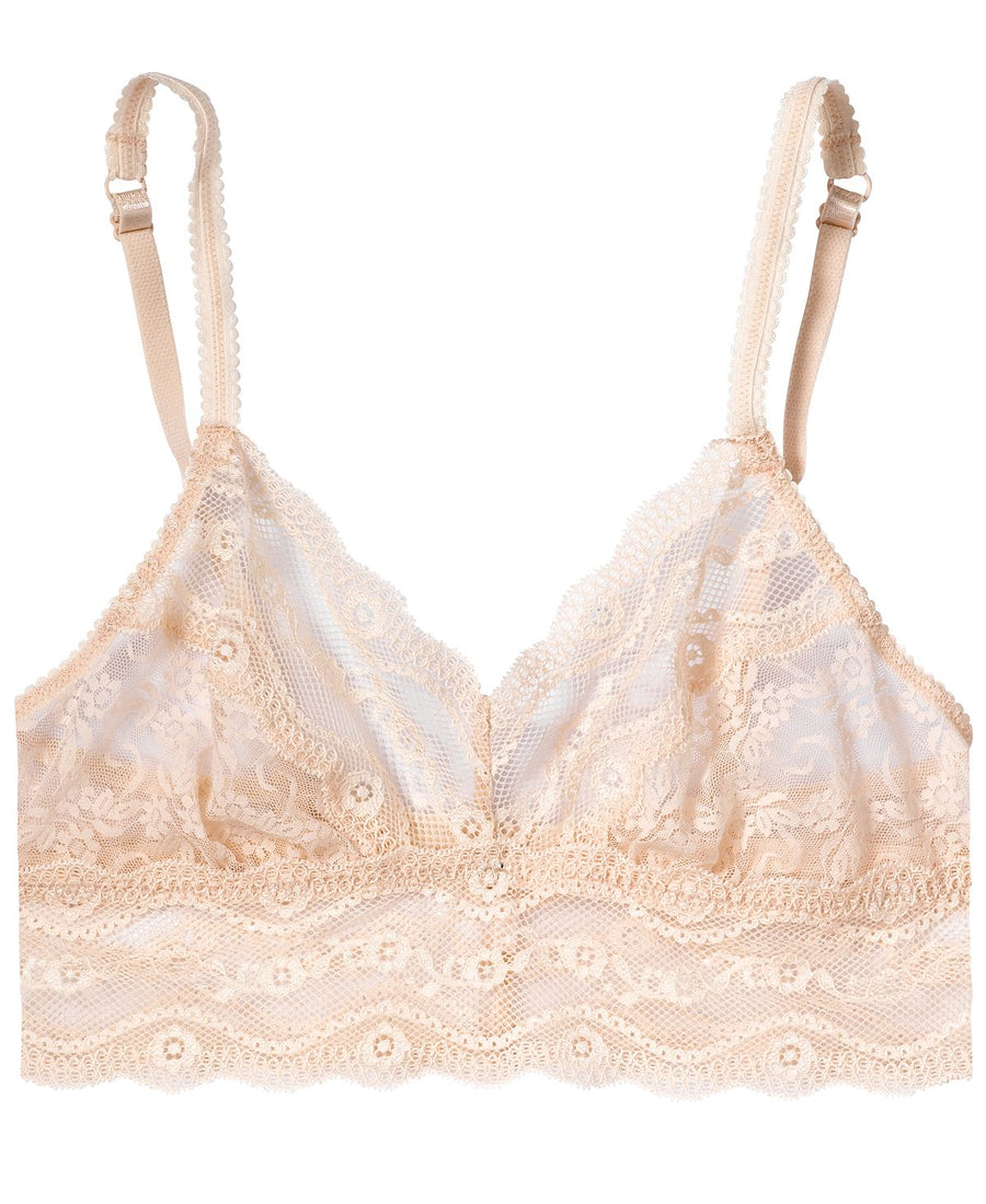 B.tempt'd By Wacoal Lace Kiss Bralette 910182 Mother of Pearl- Nude 01