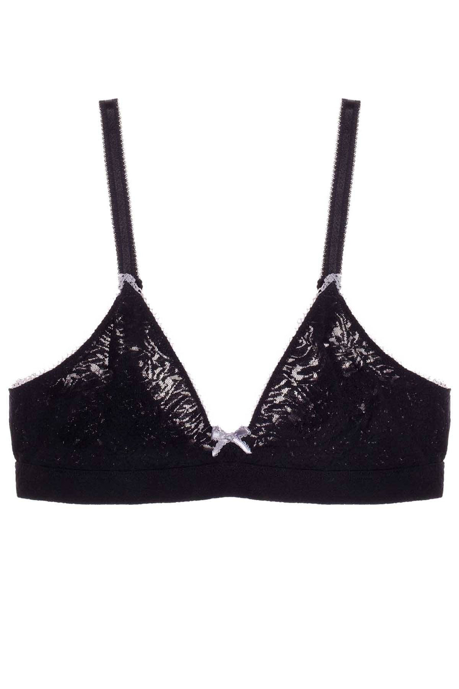 B.tempt'd Night Black Modern Method Lace Bralette